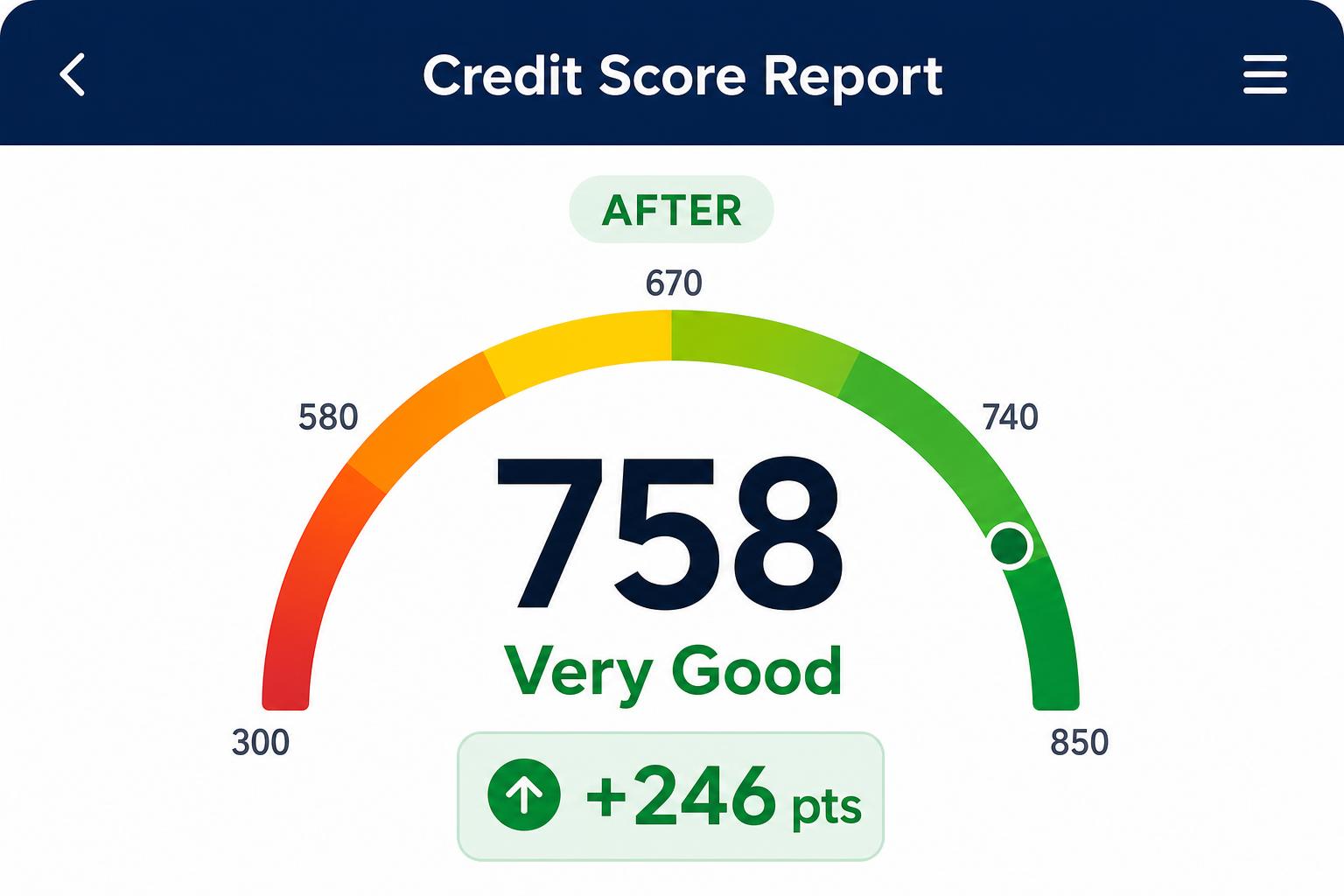 María G. credit report — after